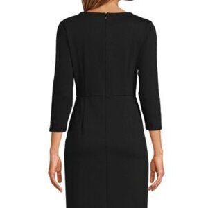 BUFFALO David Bitton Luxe Ponte Dress, XXL, Black, New/Tags & Hangar